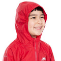 Red - Pack Shot - Trespass Childrens-Kids Button Rain Suit