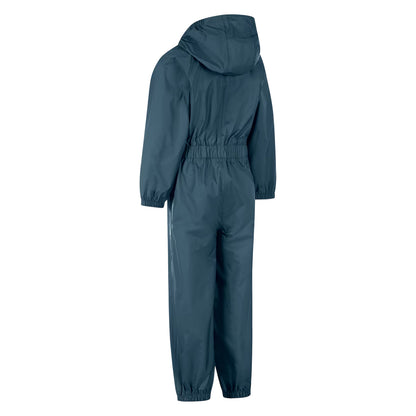 Greensea - Back - Trespass Childrens-Kids Button Rain Suit