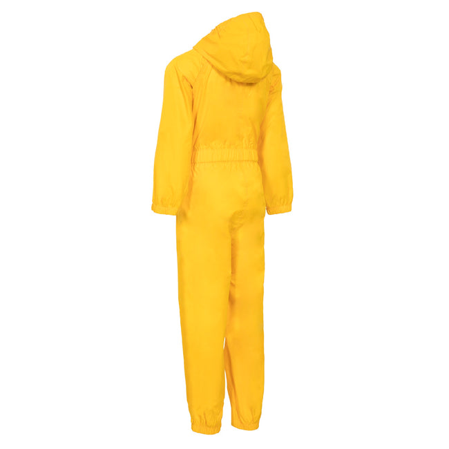 Sunshine - Back - Trespass Childrens-Kids Button Rain Suit