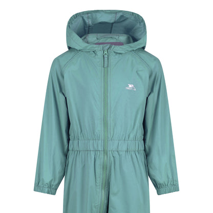 Greensea - Side - Trespass Babies Button Rain Suit