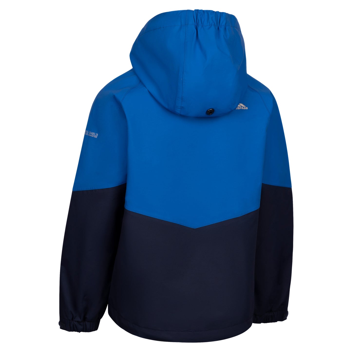 Blue - Back - Trespass Childrens Boys Dexterous Waterproof Rain Jacket