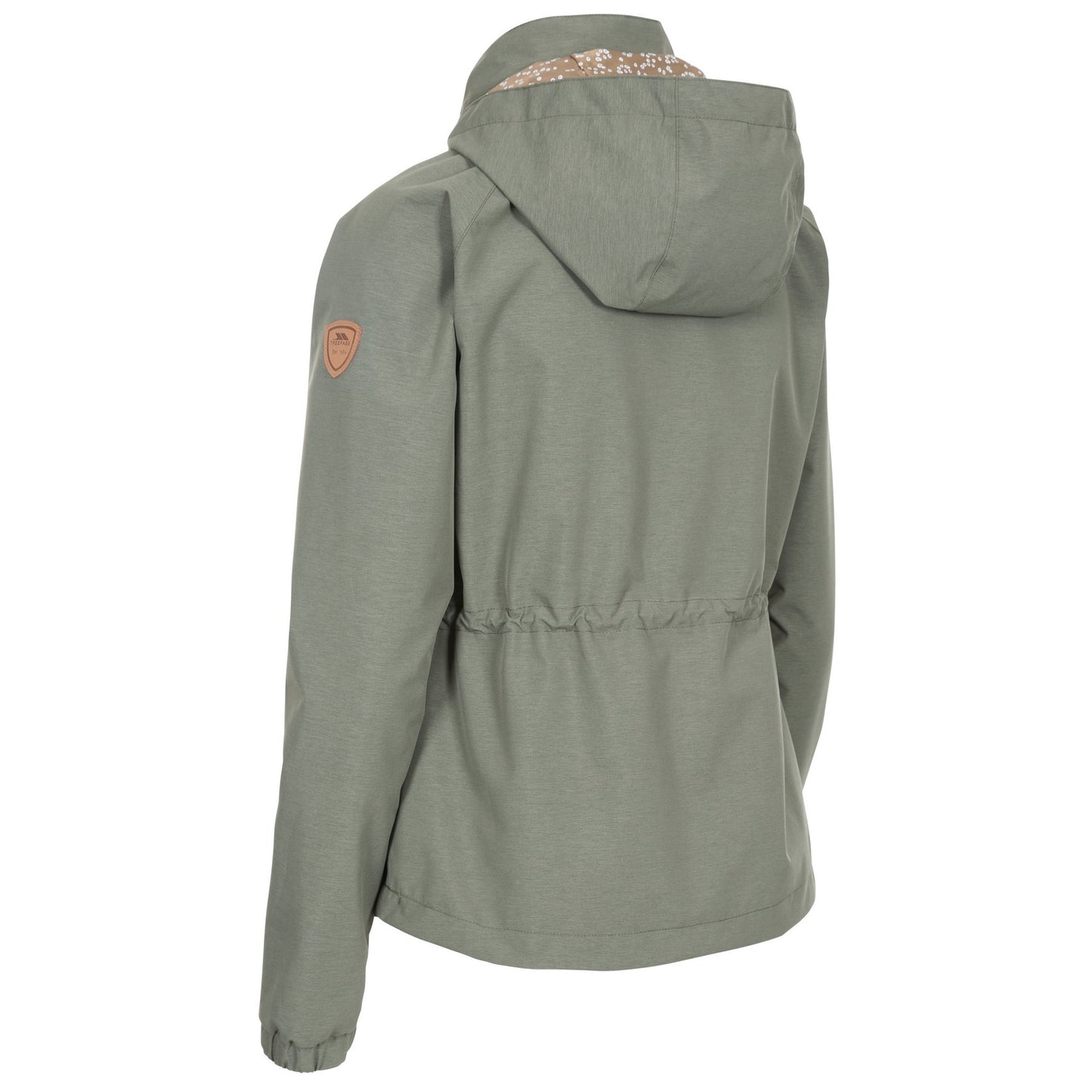 Moss - Side - Trespass Womens-Ladies Busybee Waterproof Jacket