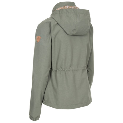 Moss - Side - Trespass Womens-Ladies Busybee Waterproof Jacket