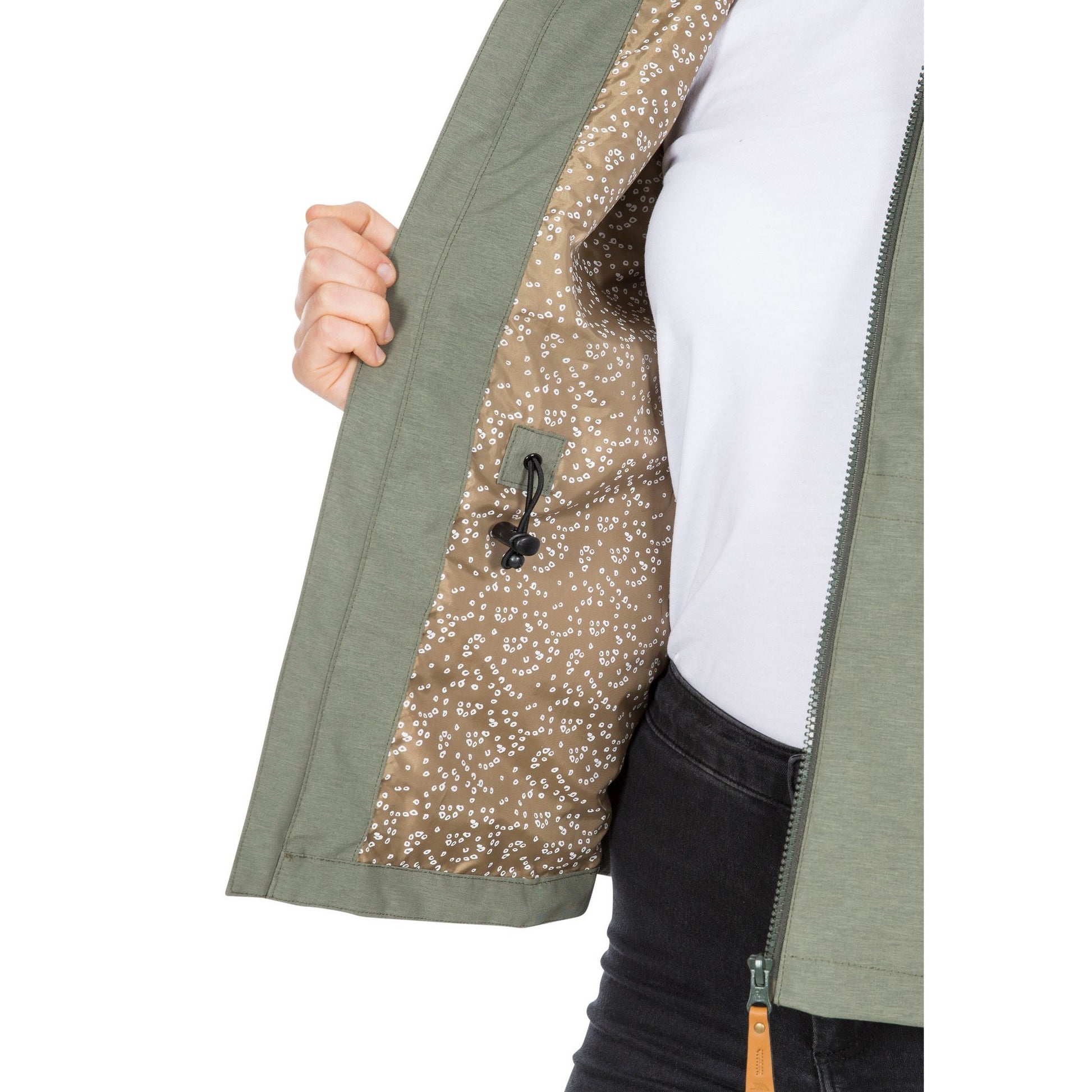 Moss - Lifestyle - Trespass Womens-Ladies Busybee Waterproof Jacket
