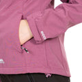 Mauve Marl - Close up - Trespass Womens-Ladies Leah Waterproof Softshell Jacket