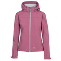 Mauve Marl - Front - Trespass Womens-Ladies Leah Waterproof Softshell Jacket