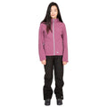 Mauve Marl - Back - Trespass Womens-Ladies Leah Waterproof Softshell Jacket