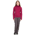 Berry - Side - Trespass Womens-Ladies Rebecca Hooded 1-2 Zip Top