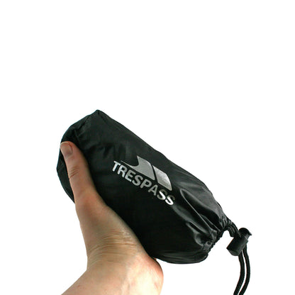 Black - Side - Trespass Rain Waterproof Rucksack-Backpack Cover