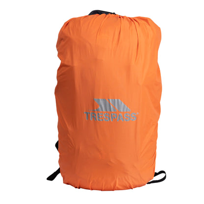 Fluorescent Orange - Front - Trespass Rain Waterproof Rucksack-Backpack Cover