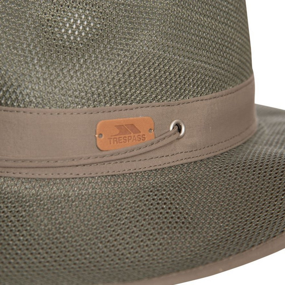 Khaki Green - Side - Trespass Unisex Adult Classified Panama Hat
