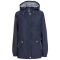 Navy - Front - Trespass Womens-Ladies Flourish Waterproof Jacket