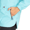 Aquamarine - Close up - Trespass Womens-Ladies Flourish Waterproof Jacket
