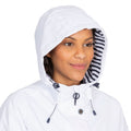 White - Pack Shot - Trespass Womens-Ladies Flourish Waterproof Jacket