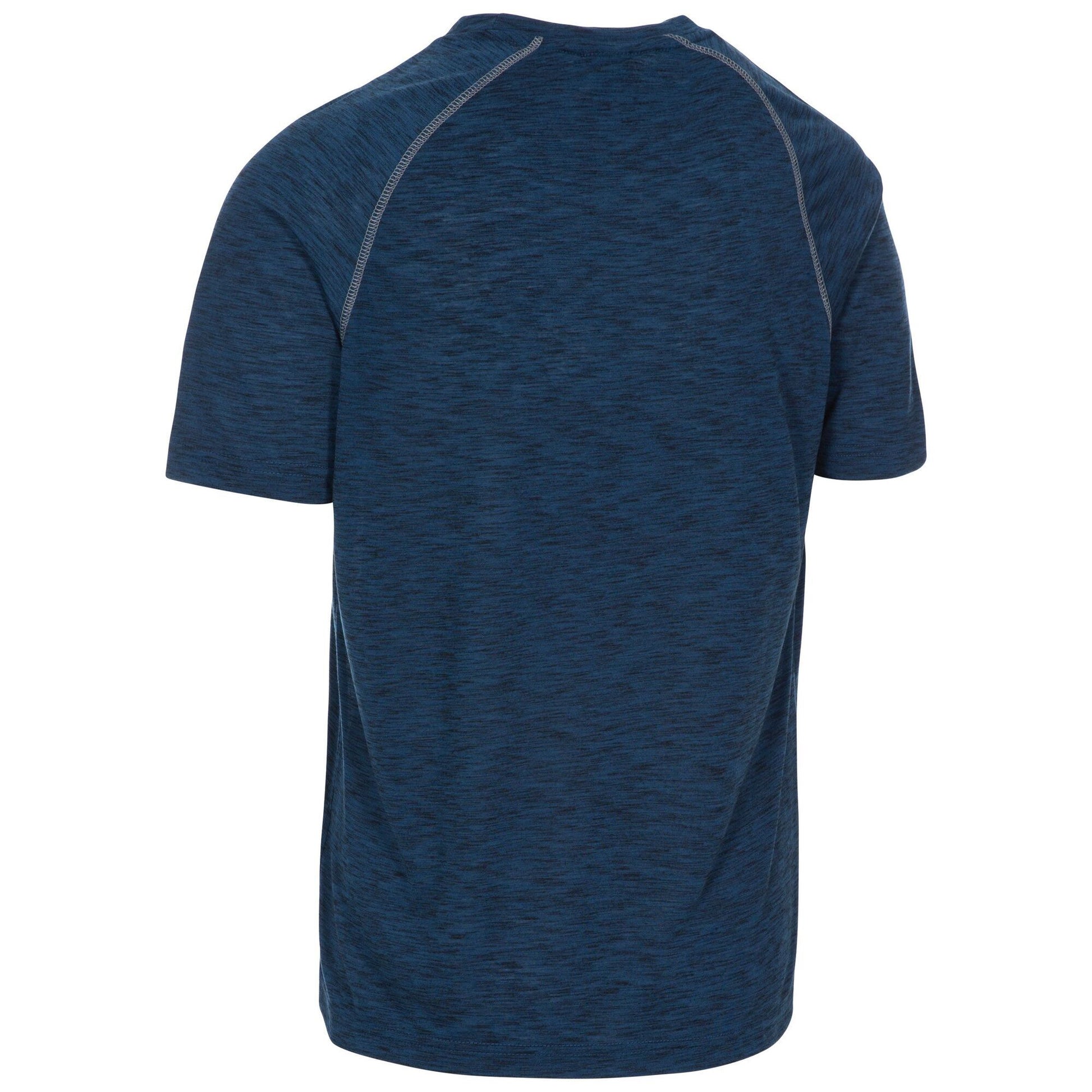 Midnight - Close up - Trespass Mens Bragg Short-Sleeved T-Shirt