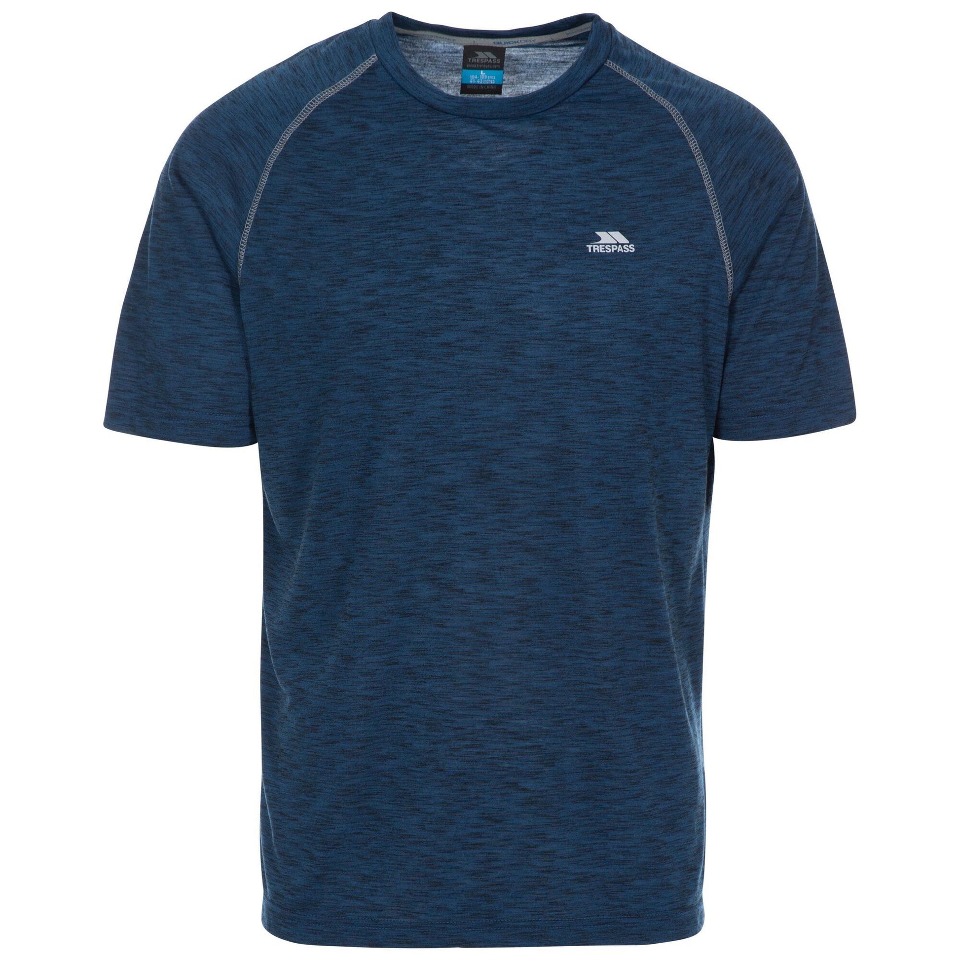Midnight - Front - Trespass Mens Bragg Short-Sleeved T-Shirt