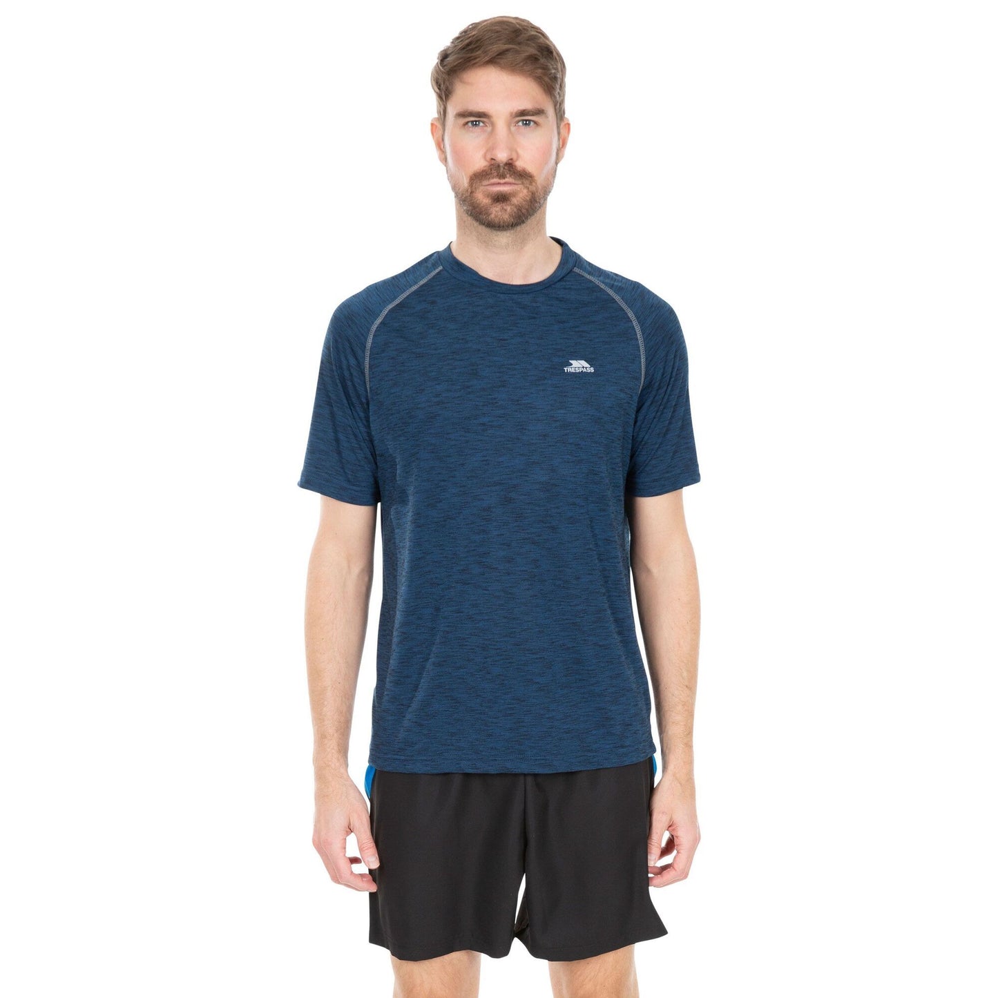 Midnight - Back - Trespass Mens Bragg Short-Sleeved T-Shirt