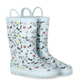 Mint - Side - Trespass Childrens-Kids Starryton Wellington Boots