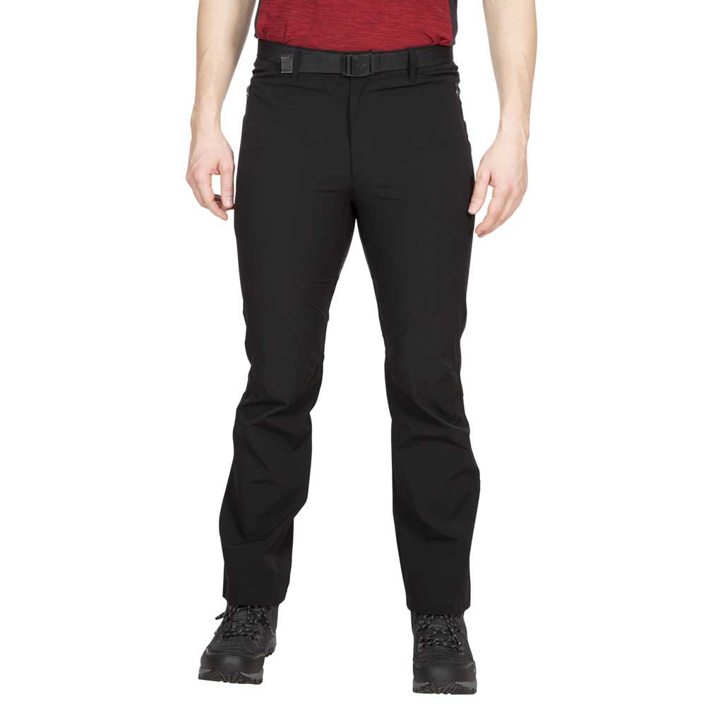 Black - Front - Trespass Mens Hartley Trousers