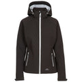 Black - Front - Trespass Womens-Ladies Nelly Soft Shell Jacket