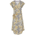 Pale Yellow-Grey Print - Front - Trespass Womens-Ladies Una Casual Dress