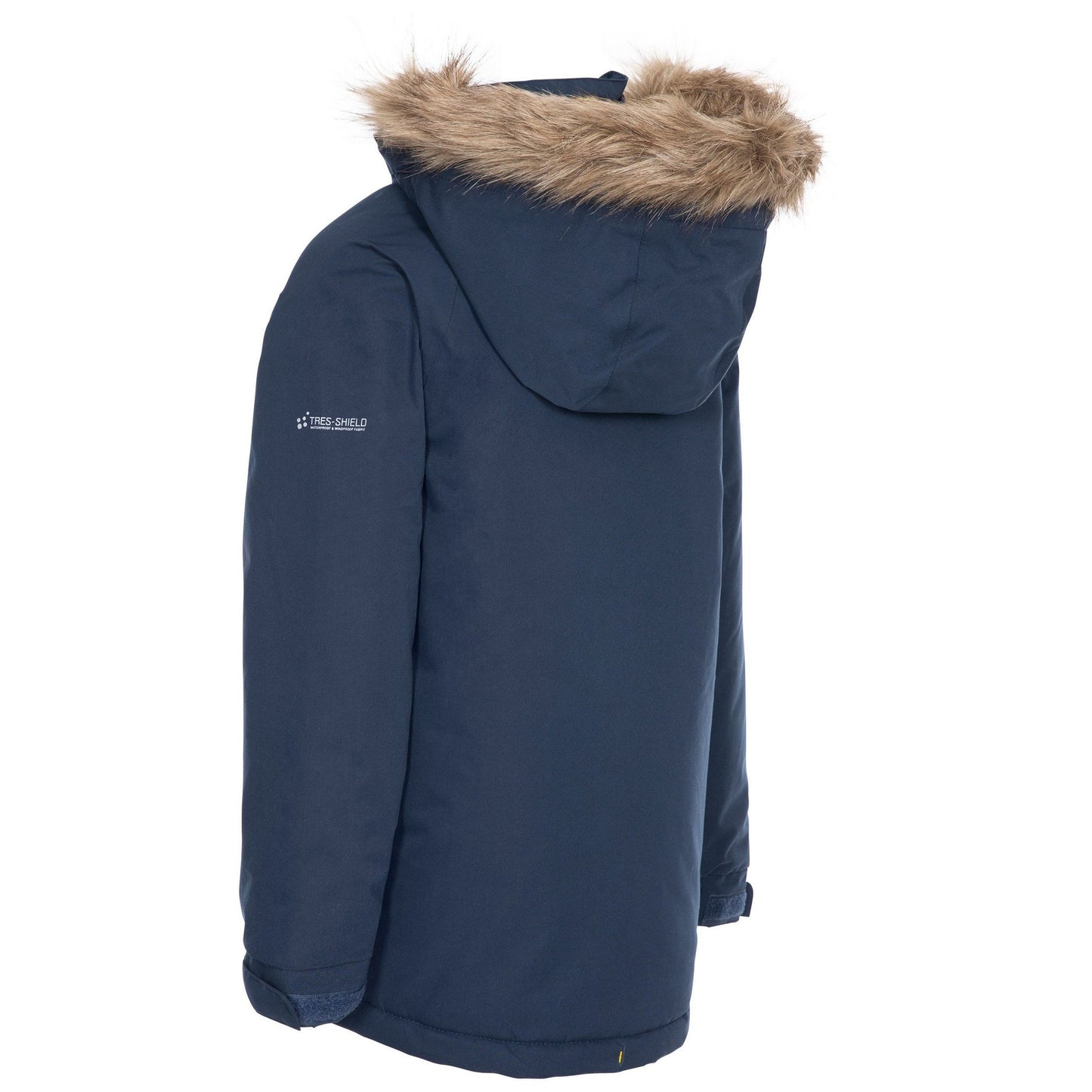 Navy - Back - Trespass Childrens-Kids Upbeat Parka