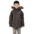 Dark Grey - Side - Trespass Childrens-Kids Upbeat Parka