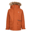 Rust - Front - Trespass Childrens-Kids Upbeat Parka