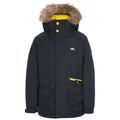 Black - Front - Trespass Childrens-Kids Upbeat Parka