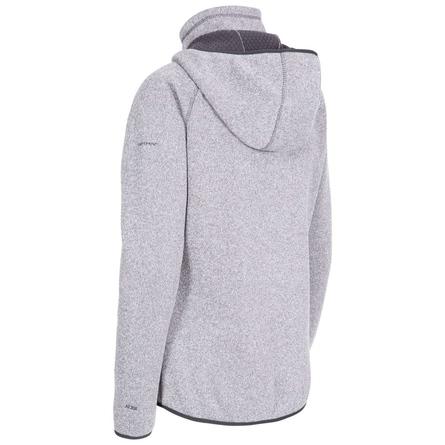 Grey - Back - Trespass Womens-Ladies Splendor Fleece Jacket