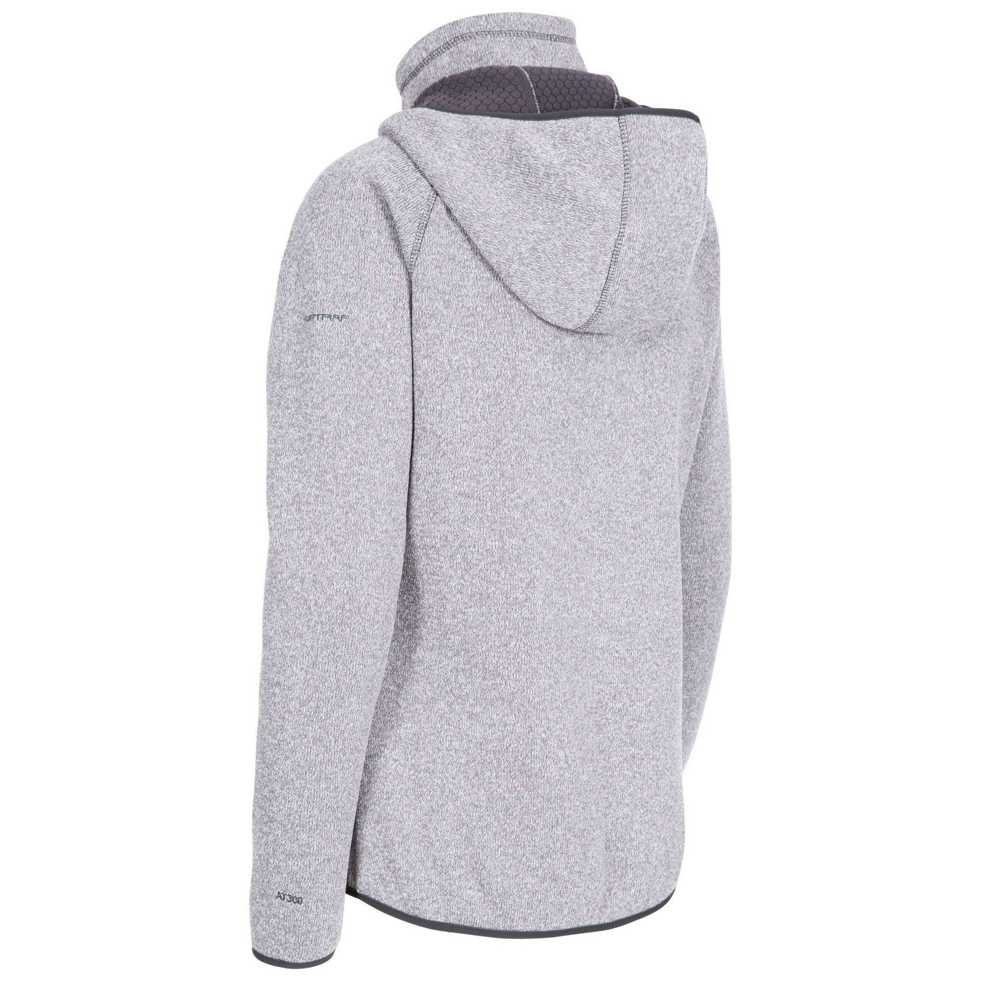Grey - Back - Trespass Womens-Ladies Splendor Fleece Jacket