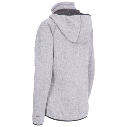 Grey - Back - Trespass Womens-Ladies Splendor Fleece Jacket