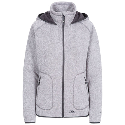 Grey - Front - Trespass Womens-Ladies Splendor Fleece Jacket