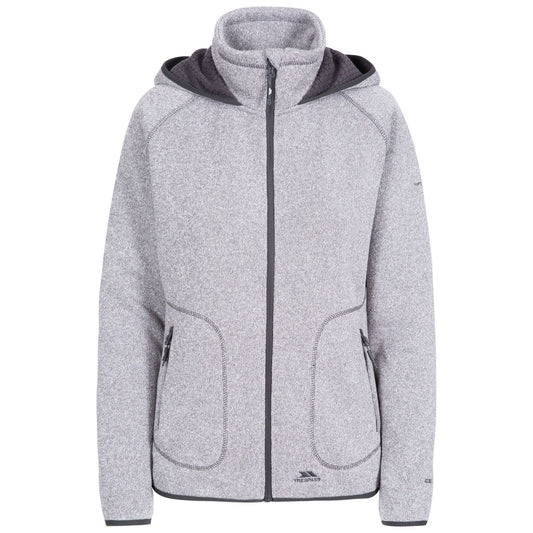 Grey - Front - Trespass Womens-Ladies Splendor Fleece Jacket