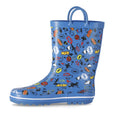 Cosmic Blue - Back - Trespass Childrens-Kids Apolloton Wellington Boots