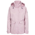 Light Lilac - Front - Trespass Womens-Ladies Voyage Waterproof Long-Sleeved Jacket