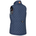 Navy - Back - Trespass Womens-Ladies Larisa Quilted Gilet
