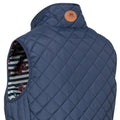 Navy - Side - Trespass Womens-Ladies Larisa Quilted Gilet