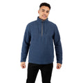 Smokey Blue - Close up - Trespass Mens Falmouthfloss Sweatshirt