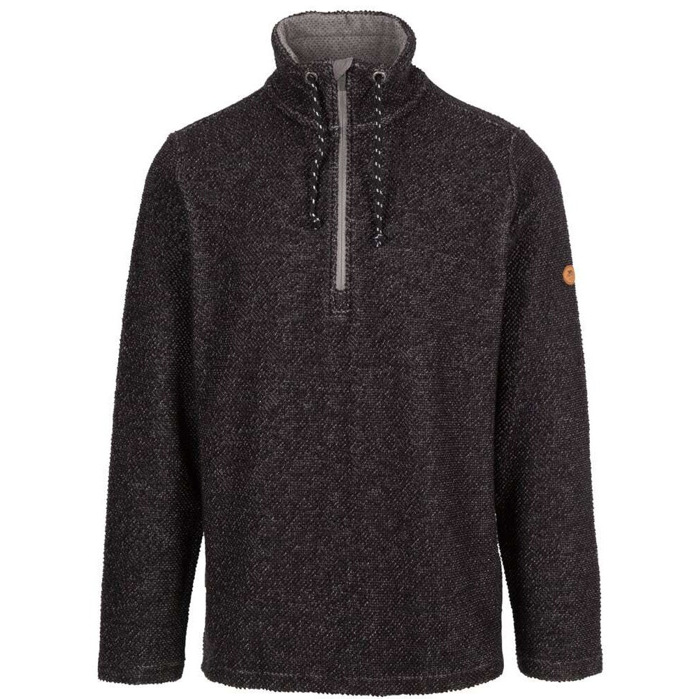 Black - Front - Trespass Mens Falmouthfloss Sweatshirt