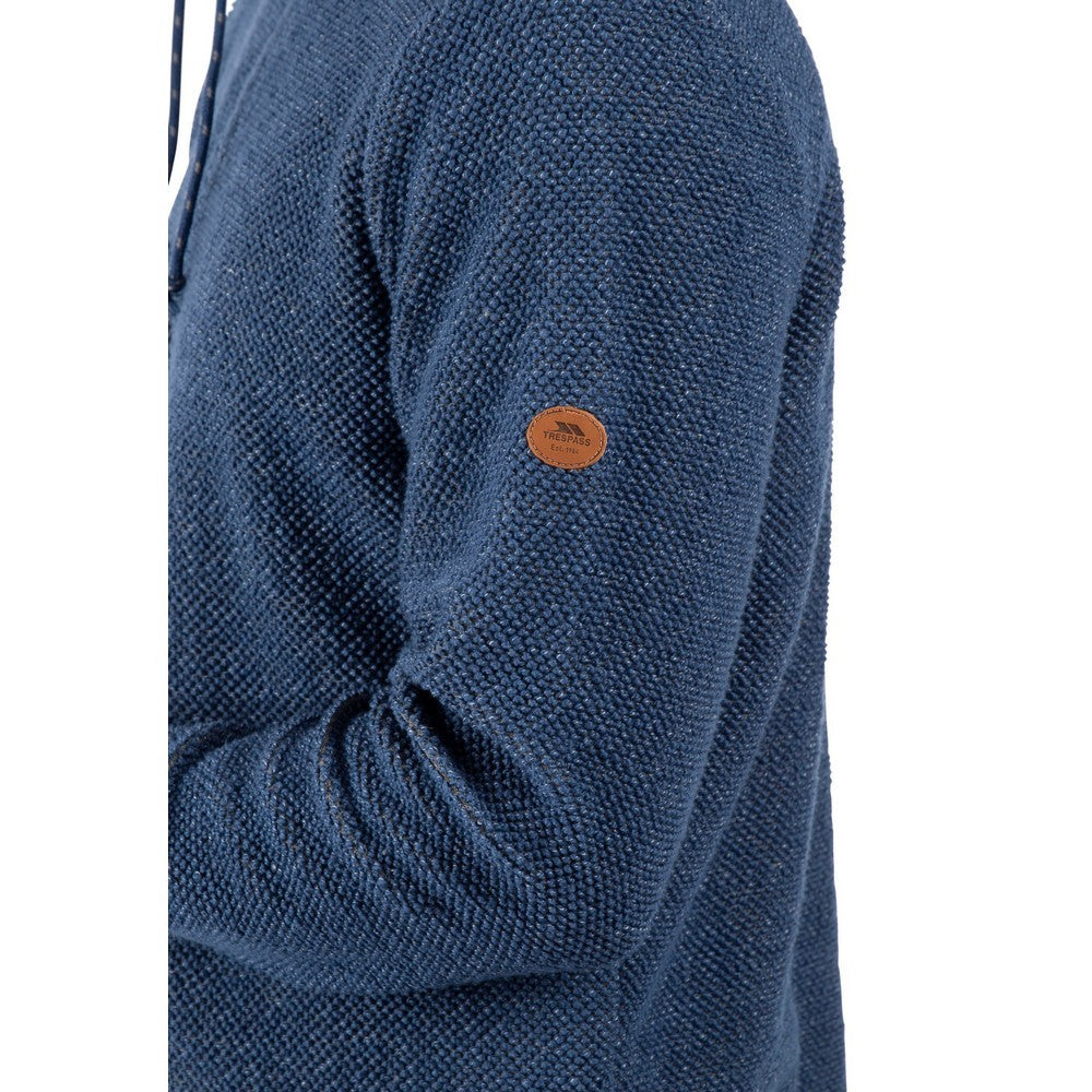 Smokey Blue - Side - Trespass Mens Falmouthfloss Sweatshirt