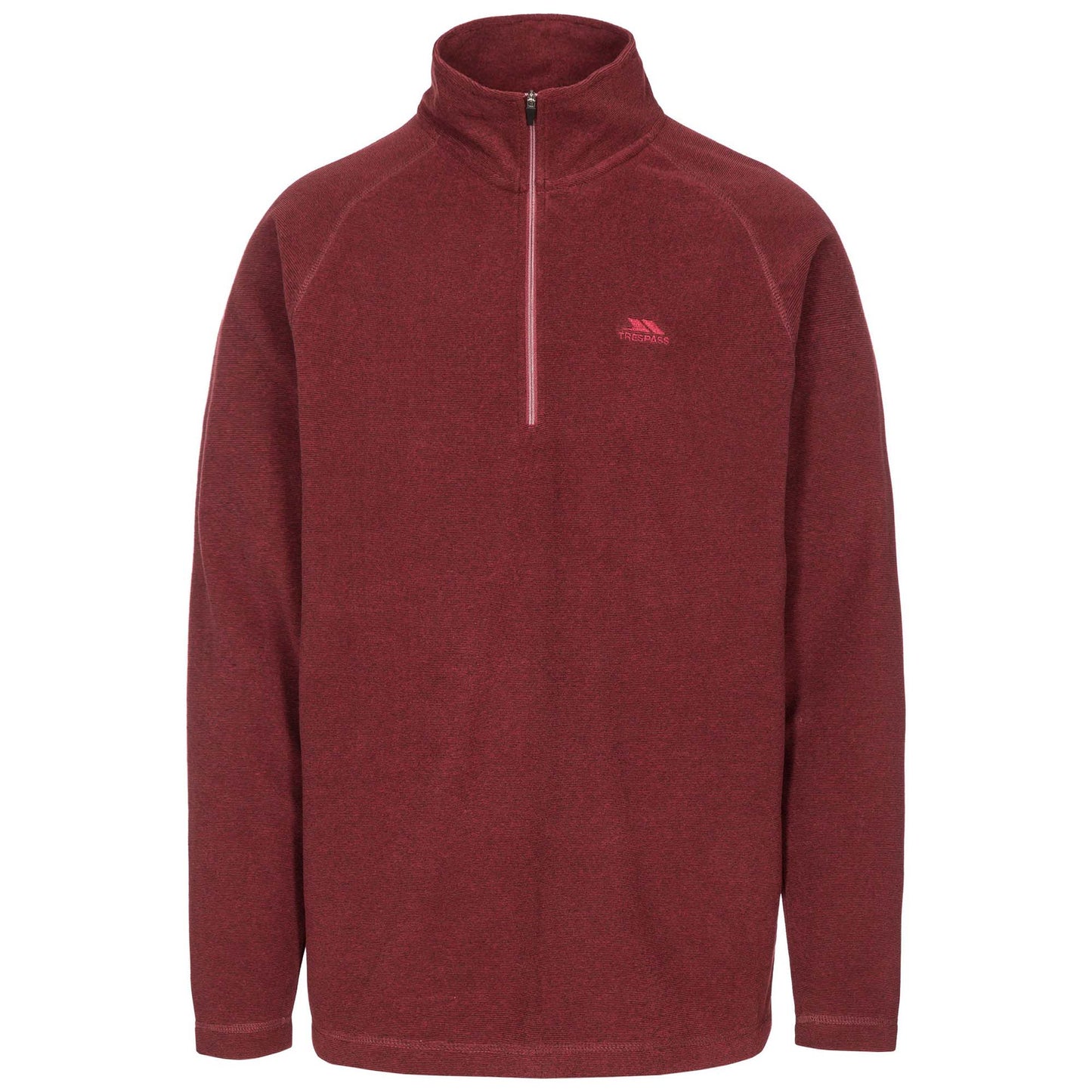 Prune - Front - Trespass Mens Keynote Fleece Top