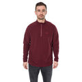 Prune - Back - Trespass Mens Keynote Fleece Top