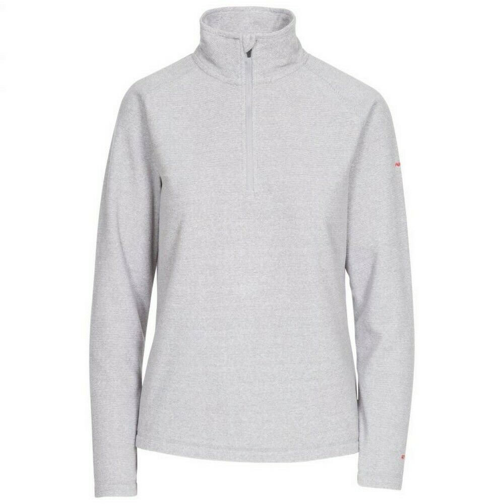 Platinum - Front - Trespass Womens-Ladies Meadows Fleece Top