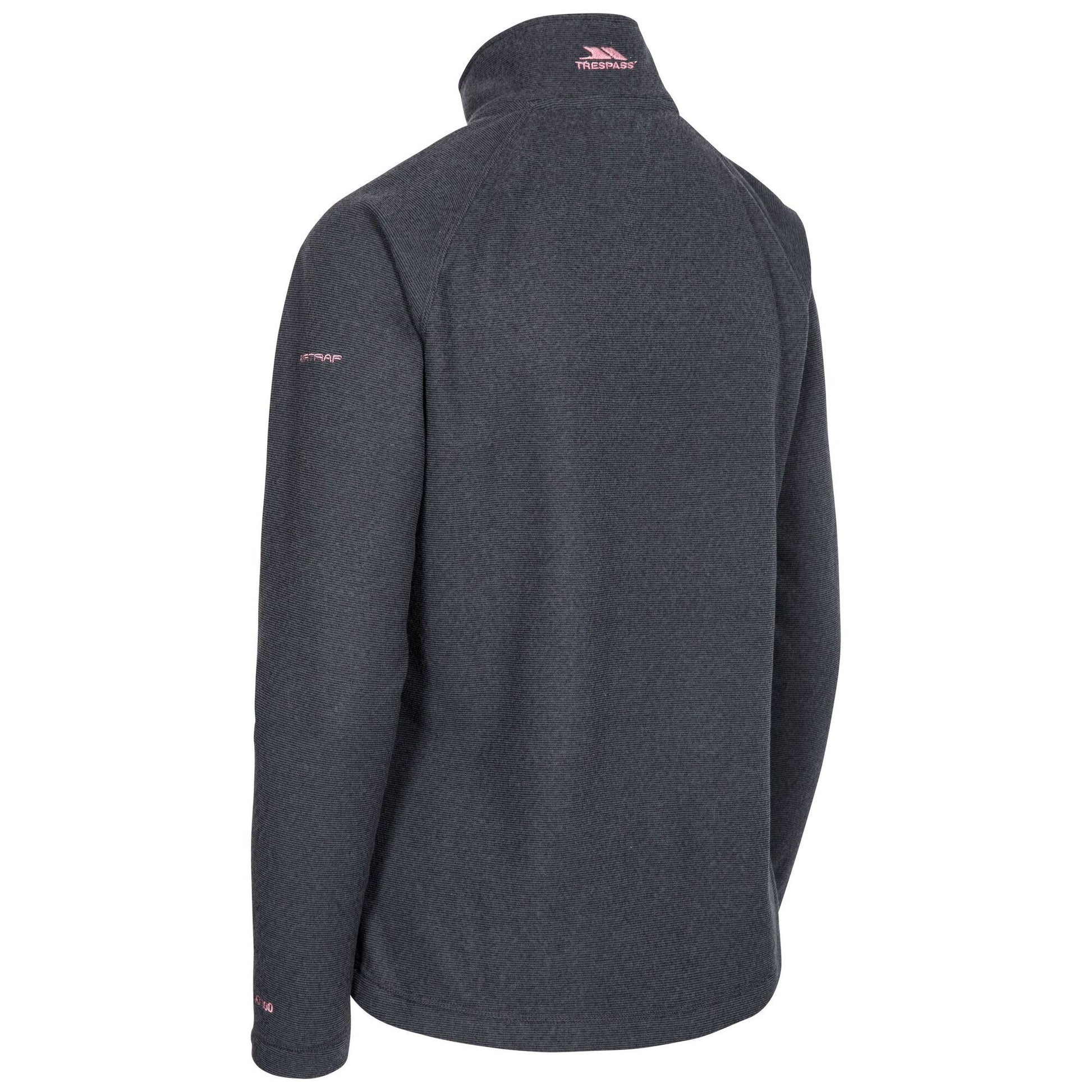 Charcoal Grey - Lifestyle - Trespass Womens-Ladies Meadows Fleece Top