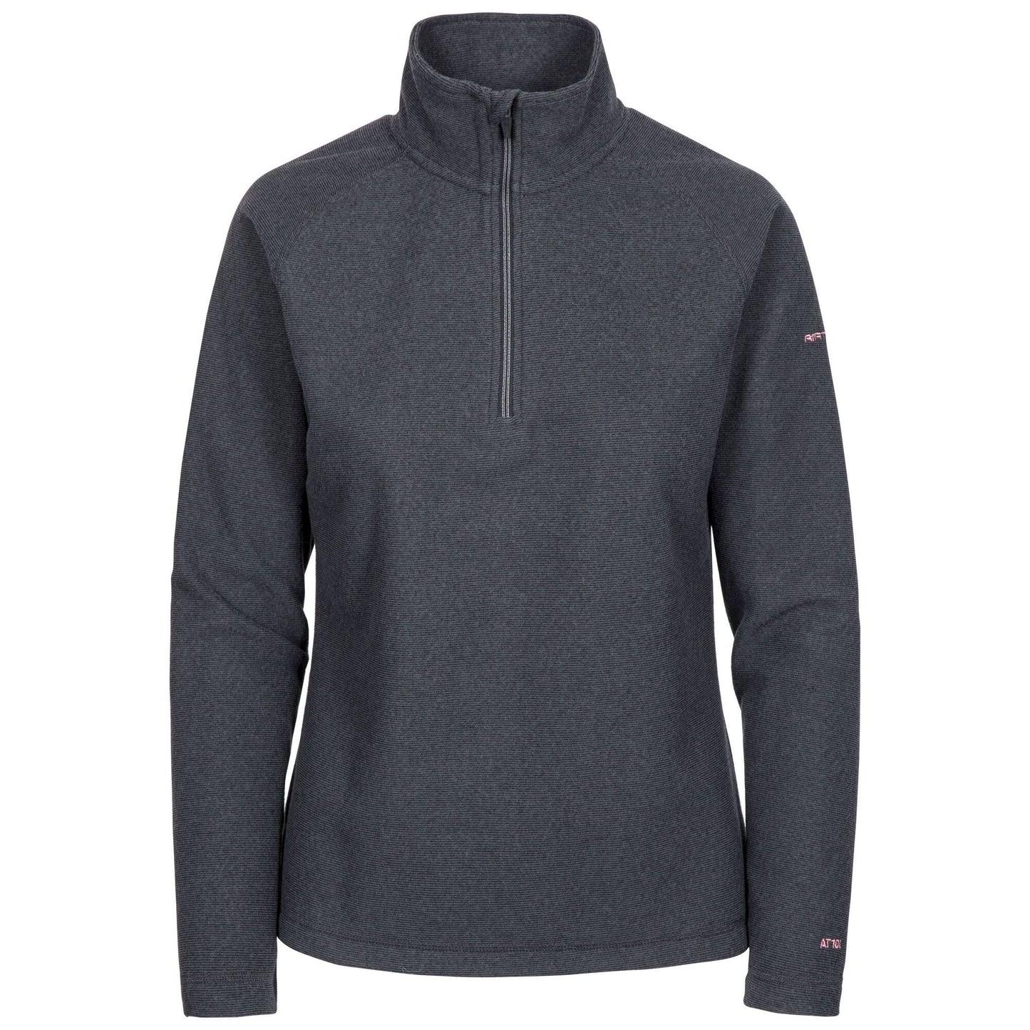 Charcoal Grey - Front - Trespass Womens-Ladies Meadows Fleece Top