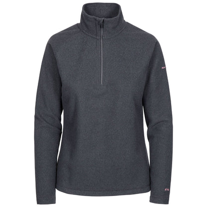 Charcoal Grey - Front - Trespass Womens-Ladies Meadows Fleece Top