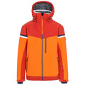 Orange - Front - Trespass Mens Li Softshell Ski Jacket