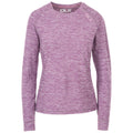 Wild Purple Marl - Front - Trespass Womens-Ladies Jannett Long-Sleeved T-Shirt