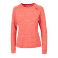 Peach Blush Marl - Front - Trespass Womens-Ladies Jannett Long-Sleeved T-Shirt